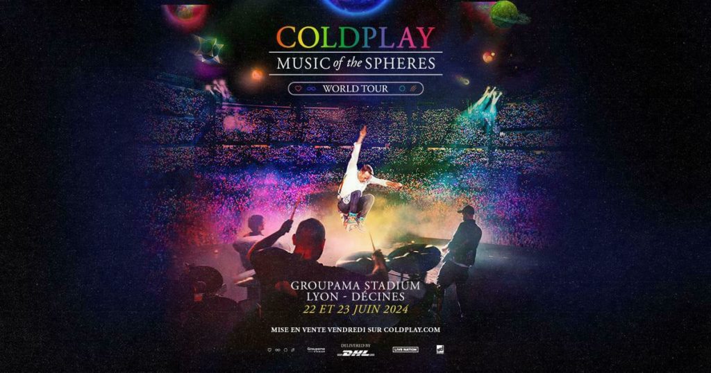 Concert Lyon Coldplay